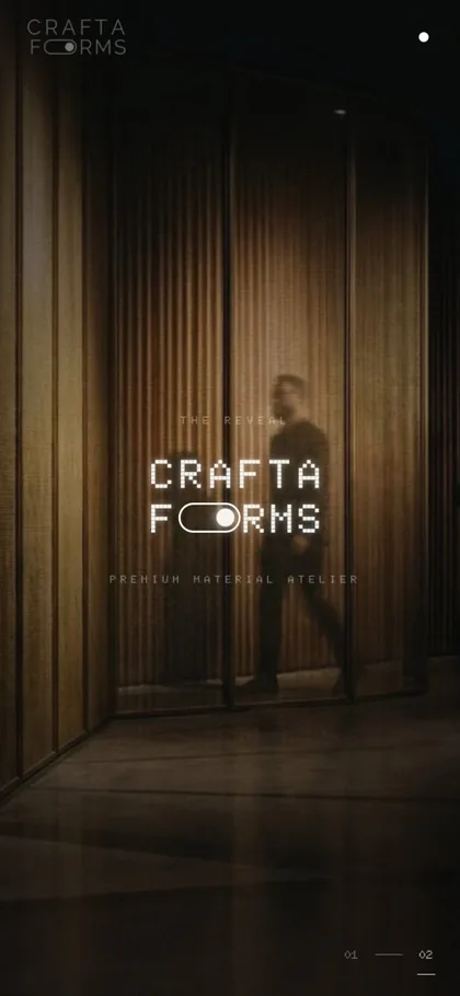 Craftaforms banner on a phone